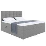 Boxspringbett Nils Grau - Breite: 160 cm - H4