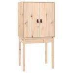 Highboard DE3195 Beige - Massivholz - 40 x 120 x 60 cm