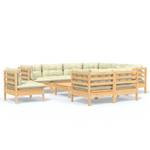 Garten-Lounge-Set Braun - Massivholz - 64 x 29 x 64 cm