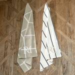 RM Stripes Geschirrtuch Beige - Textil - 50 x 1 x 70 cm