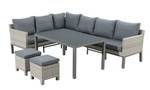 Dining Lounge Set Maya Alu / Polyrattan