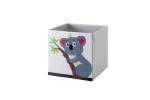 Lifeney Aufbewahrungsbox mit Koala Motiv Kunststoff - 33 x 38 x 4 cm