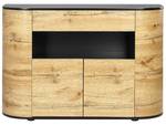 Sideboard JEROME Schwarz - Braun - Holzwerkstoff - 120 x 83 x 40 cm