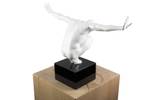 Sculpture moderne Chaque moment Blanc - Pierre artificielle - Matière plastique - 30 x 30 x 13 cm