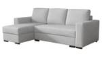 Ecksofa Latte Grau