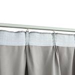 Rideau(lot de 2) 299470 Gris - Hauteur : 245 cm