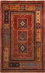 Tapis Kashkuli CLXX Rouge - Textile - 107 x 1 x 165 cm