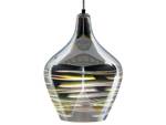 Lampe suspension SANGONE Argenté - Verre - 23 x 148 x 23 cm