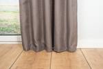 Schlaufengardine Balance 2er Set Taupe - Höhe: 300 cm