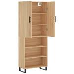 Highboard DE5891 Braun - Holzwerkstoff - 34 x 180 x 70 cm