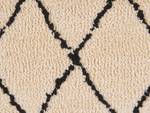 Teppich HAVSA Beige - Schwarz - Textil - 80 x 80 x 150 cm