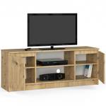 TV-Schrank K140 2T 1S CLP Eiche Hell Dekor