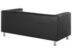 3-Sitzer Sofa FLORO Schwarz - Silber