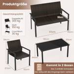 Gartenmöbel-Set ZB33880 (4-teilig) Braun