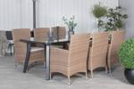 Gartenmöbel-Set Paola (7-teilig) Braun - Rattan - 100 x 74 x 200 cm