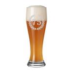 Weizenbierglas mit Gravur 75. Jubil盲um