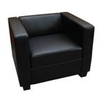 Sessel Loungesessel Lille Schwarz