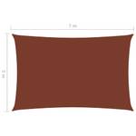 Voile solaire 3016493-3 Brun rouge - 700 x 500 cm