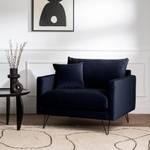 Fauteuil design Villabon Bleu marine