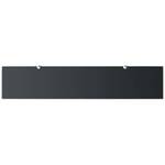 schwebendes Regal 3014170-2 Schwarz - Tiefe: 100 cm - Glas - Metall