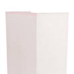 Wandleuchte ALICE Hellrosa - Pink - 21 x 24 x 10 cm - Metall - Textil