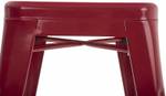 Tabouret bas Armin Rouge