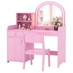 Kinder Schminktisch TK32382 Pink - Holzwerkstoff - 41 x 94 x 80 cm