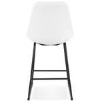 Tabouret De Bar ALICE Blanc - Métal - 48 x 109 x 55 cm