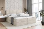 Boxspringbett EDITA Beige - Breite: 120 cm - H4