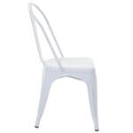 Chaise A73 Métal (lot de 4) Blanc