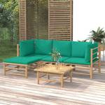 Salon de jardin 3028491-4 (lot de 5) Marron - Vert