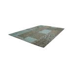 Tapis de salon coton vintage MELODY Turquoise - 160 x 230 cm