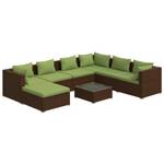 Salon de jardin (lot de 8) 3013633-12 Marron - Vert