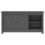 TV-Schrank D871 Grau - Massivholz - 37 x 52 x 103 cm