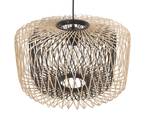 Lampe suspension JAVARI Noir - Marron - Bambou - 45 x 120 x 45 cm