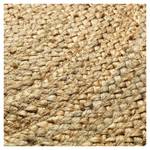 Tapis rond à pompons Shira Rouge - Fibres naturelles - 120 x 120 x 120 cm