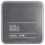 Reisdose, 1,25 kg, Metall, schwarz Schwarz - Metall - 11 x 19 x 11 cm
