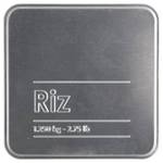 Reisdose, 1,25 kg, schwarz Metall