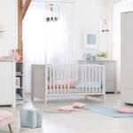 Set de chambre bébé Mila 2 pcs Gris - Bois manufacturé