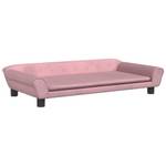 Lit pour chien 3015978 Rose foncé - 100 x 21 x 50 cm