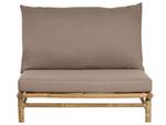 Chaise de jardin TODI Beige - Chêne clair - Taupe