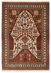 Tapis Kashkuli XCIII Marron - Textile - 105 x 1 x 150 cm