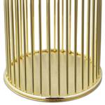 10 x Stiftehalter Draht modern gold Gold