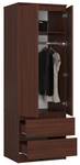 Kleiderschrank S60 2T 2S CLP Wenge Dekor