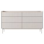 Kommode LIWELO Grau - Holzwerkstoff - 153 x 83 x 38 cm