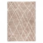 Tapis berbère style BERTILE Beige - Matière plastique - 120 x 5 x 170 cm