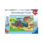 Puzzle Baustelle 2x12 Teile Papier - 20 x 4 x 28 cm