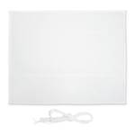 Voile d'ombrage rectangulaire blanc 600 x 500 cm