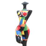 Statue silhouette femme debout H34 cm Porcelaine - 14 x 34 x 10 cm