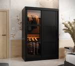 ARMOIRE À PORTES COULISSANTES DOME Largeur : 120 cm - Noir